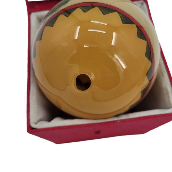 Christmas Ornament Ball Reverse Painted Pine Cones - Picture 3 of 8